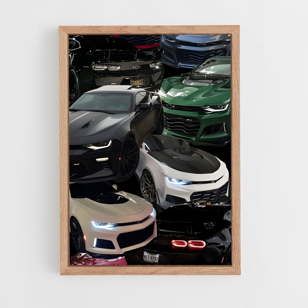 Poster Camaro ZL1 Performance – affiche Chevrolet (vue 4)